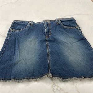 Venus denim miniskirt with stretch